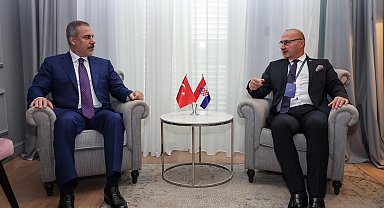 Bakan Fidan, Hırvat mevkidaşı Radman ile bir araya geldi