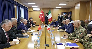 Bakan Güler, İtalya Savunma Bakanı Crosetto ile görüştü