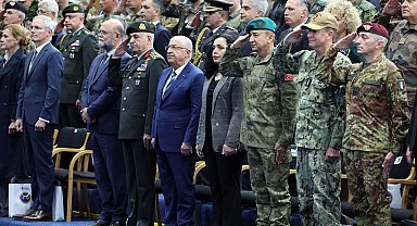 Bakan Güler, Kosova Barış Gücü Komutanlığı devir teslim törenine katıldı