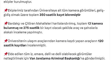 Bakan Yerlikaya: Rojin kızımıza ait başörtü bulundu