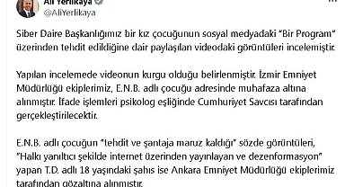 Bakan Yerlikaya'dan 'Discord' görüntüsüne açıklama; 1 gözaltı