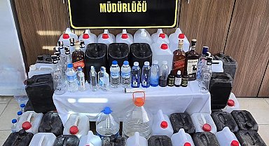 Bursa'da sahte ve kaçak içki operasyonu; 2 gözaltı
