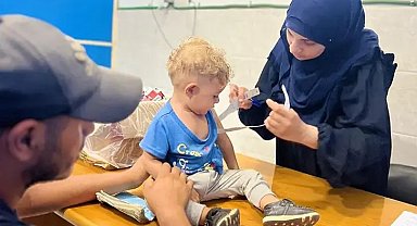 Filistin Sağlık Bakanlığı: Çocuk felci aşılama kampanyasının ikinci turu 14 Ekim'de başlayacak