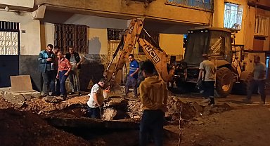 Gaziantep'te doğalgaz boru hattı delindi, gaz sızıntısı mahallede paniğe neden oldu