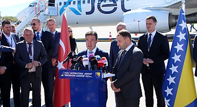 İstanbul- Ajet Bosna Hersek'teki 2'nci destinasyonu olan Tuzla uçuşlarına başladı