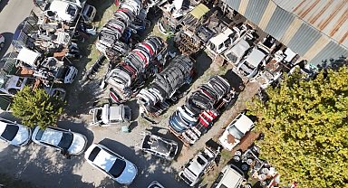 İstanbul- İstanbul'da ikinci el otomobil parçası satan dükkânlara baskın