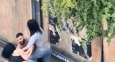 İstanbul - Şişli'de gece kulübü çıkışı kavga kamerada