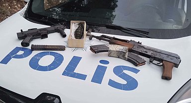 İzmir'de uzun namlulu silah ve el bombası ele geçirildi; 2 tutuklama