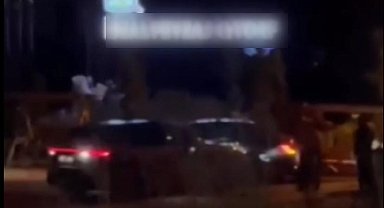 Kulüp başkanı, tartıştığı yönetim kurulu üyesinin aracına cipiyle çarptı; o anlar kamerada