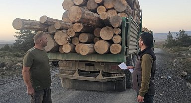 Orman ekiplerinden 115 noktada 'kaçak odun' denetimi