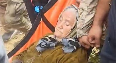 Ormanda kaybolan kadın, ekipler tarafından bulundu