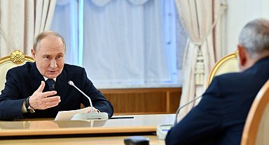 Putin, Ermenistan Başbakanı Nikol Paşinyan ile görüştü