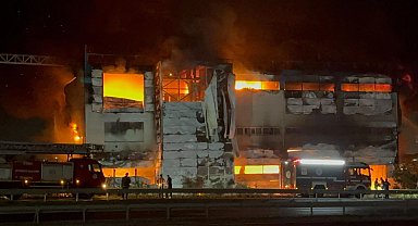 Tekirdağ'da fabrika yangını