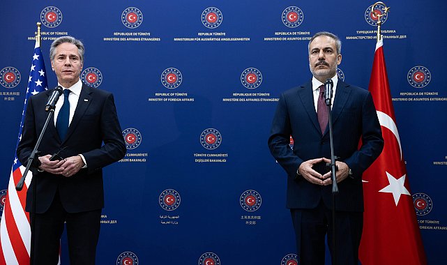 Bakan Fidan, ABD Dışişleri Bakanı Blinken ile bir araya geldi