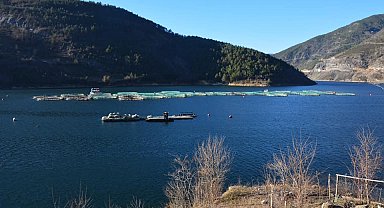 'Çoruh'un gerdanlıkları'nda balık üretimi ile 3 milyar liralık gelir