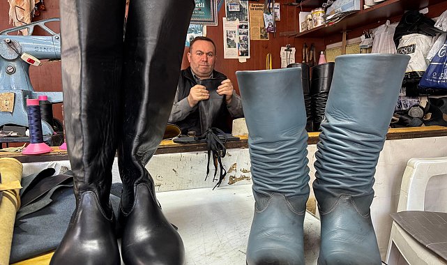 'Geleneksel El Sanatçısı' unvanlı körüklü çizme ustası çırak bulamıyor