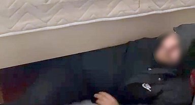 9 yıl hapisle aranan hükümlü bazanın altında yakalandı