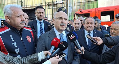 Adana'da geri dönüşüm tesisinde yangın