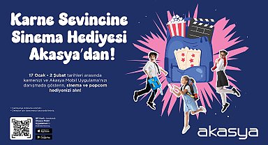 Akasya'dan çocuklara karne hediyesi: Sinema ve patlamış mısır