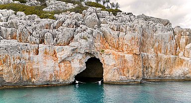 Akdeniz foklarının yuvası iki mağaraya zincirli koruma