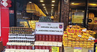 Ankara'da sahte kaçak gıda operasyonu; 1.3 milyon TL'lik ürün ele geçirildi