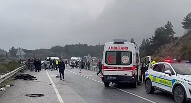 Aydın'da iki otomobil çarpıştı: 1 ölü, 2 yaralı