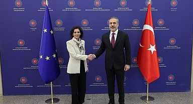 Bakan Fidan, AB Komisyonu Üyesi Lahbib'i kabul etti