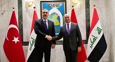 Bakan Fidan, Bağdat'ta Irak Başbakan Yardımcısı ve Dışişleri Bakanı Hüseyin ile görüştü