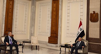 Bakan Fidan, Irak Cumhurbaşkanı Abdullatif Reşid tarafından kabul edildi