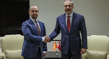 Bakan Fidan, Kuzey Makedonya Avrupa İşleri Bakanı Murtezani ile görüştü