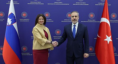 Bakan Fidan, Slovenyalı mevkidaşı Fajon ile görüştü