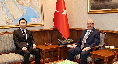 Bakan Güler, Kore Cumhuriyeti Büyükelçisi Jeong'u kabul etti