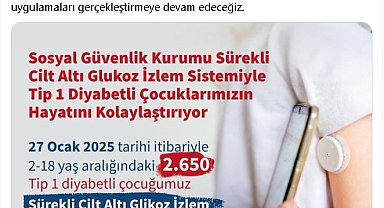 Bakan Işıkhan: 2 bin 650 diyabetli çocuğumuz glukoz izlem cihazlarına erişim sağladı