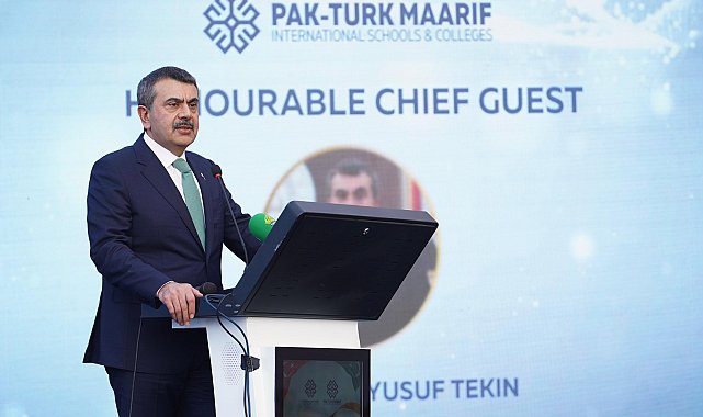 Bakan Tekin, Türkiye Maarif Vakfı'nın Pakistan Multan'daki okulunun açılışını yaptı