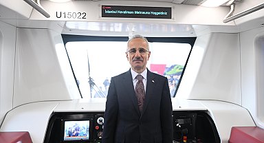 Bakan Uraloğlu: Gayrettepe-İstanbul Havalimanı-Arnavutköy metrosunda 15,6 milyon yolcu taşındı