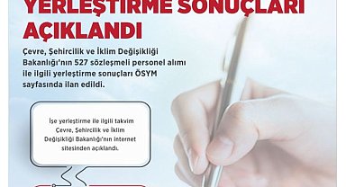 Bakanlık: 527 sözleşmeli personel istihdamına ilişkin takvim duyuruldu