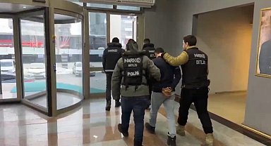 Bitlis merkezli 2 ilde uyuşturucu operasyonunda 2 tutuklama