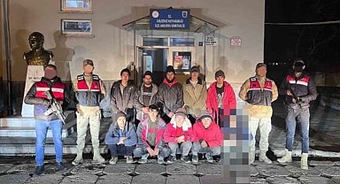 Bitlis'te 9 kaçak göçmen yakalandı, 4 organizatör tutuklandı