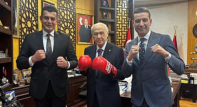 Boks Federasyonu Başkanı Hekimoğlu'ndan, MHP lideri Bahçeli'ye ziyaret