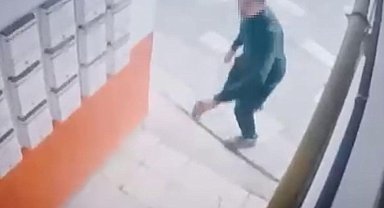 Bolu'da asker kaçağının polisten kaçtığı anlar kamerada