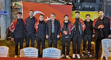 Bursa'da 21 genç için asker uğurlama programı düzenlendi