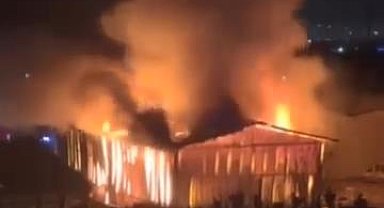 Bursa'da fabrikada korkutan yangın