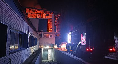 Bursa'da tekstil fabrikasında korkutan yangın