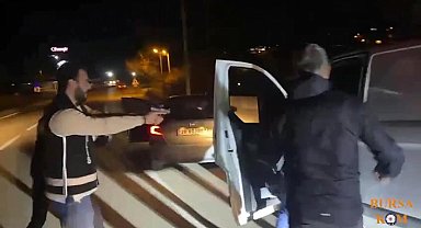 Bursa'ya ruhsatsız tabanca getiren şüpheli tutuklandı