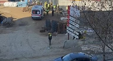 Çalıştığı inşaatın 2'nci katından düşen işçi, ağır yaralandı