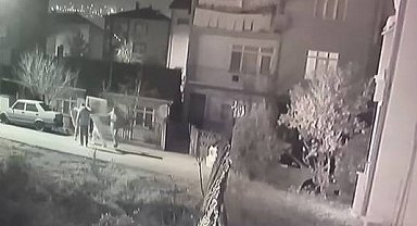 Çamaşır makinesi hırsızlığı kamerada