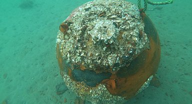 Çanakkale'de denizde bulunan mayın imha edildi