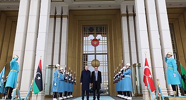 Cumhurbaşkanı Erdoğan, Libya Başbakanı Dibeybe'yi kabul etti