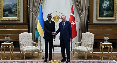 Cumhurbaşkanı Erdoğan, Ruanda Cumhurbaşkanı Paul Kagame ile görüştü