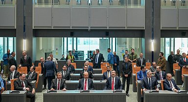 Cumhurbaşkanı Yardımcısı Yılmaz, KKTC'de Cumhurbaşkanlığı Yerleşkesi'ni ziyaret etti